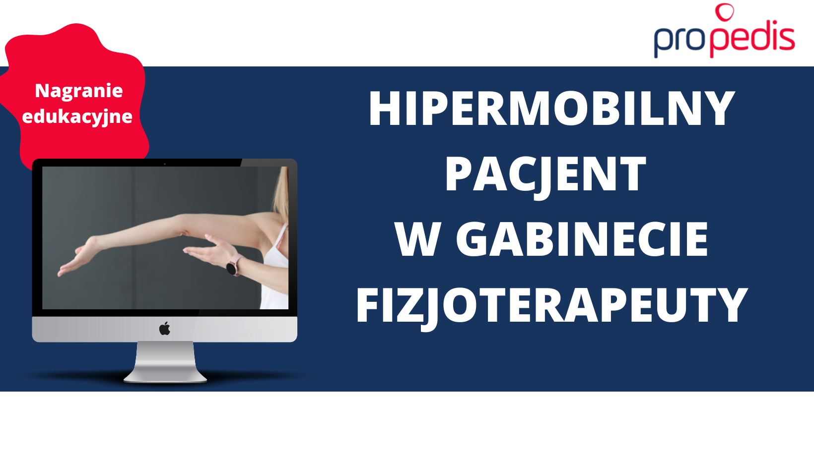 Hipermobilny pacjent w gabinecie  fizjoterapeuty